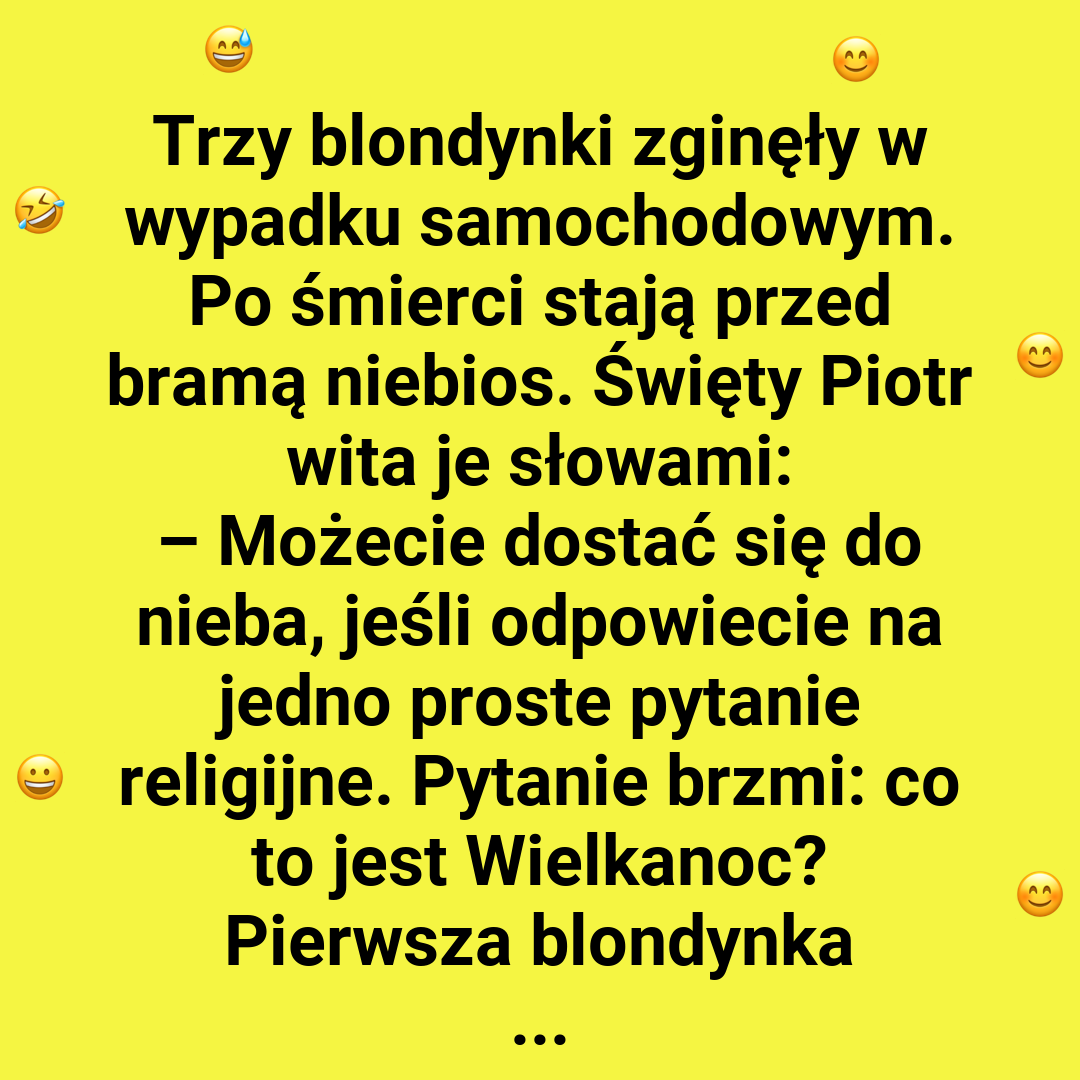 Blondynka o Wielkanocy
