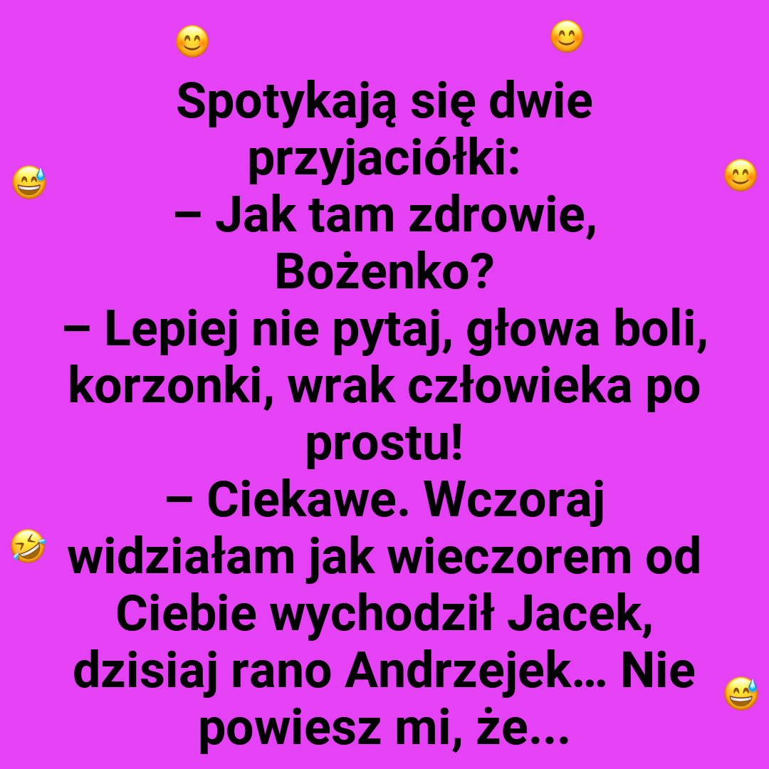 Bożenka pełna życia