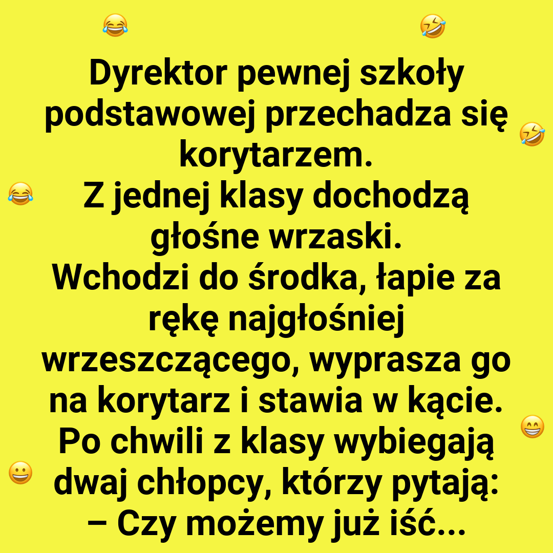 Chłopcy pytają o wolne