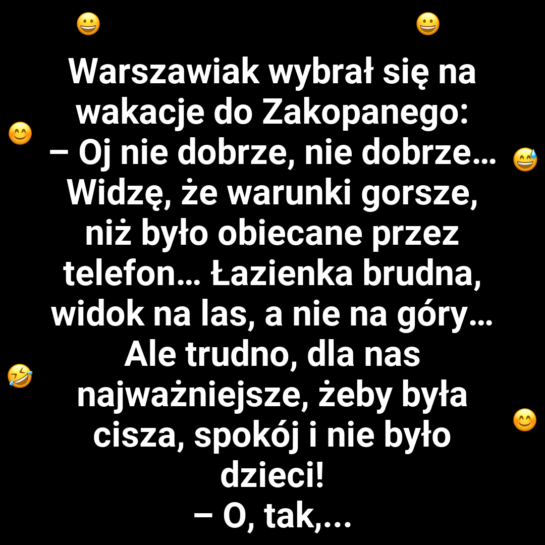 Cisza i spokój w górach? Warszawiak ma inne doświadczenie