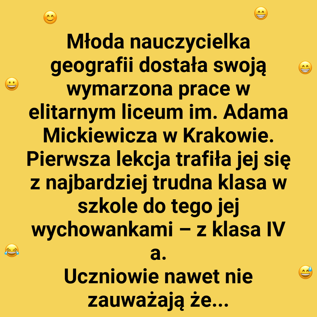 Cisza w klasie po nietypowym pytaniu