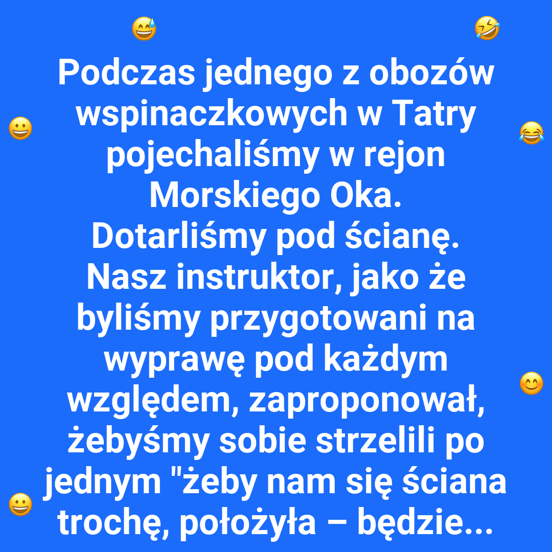 Co się stało z instruktorem wspinaczki?