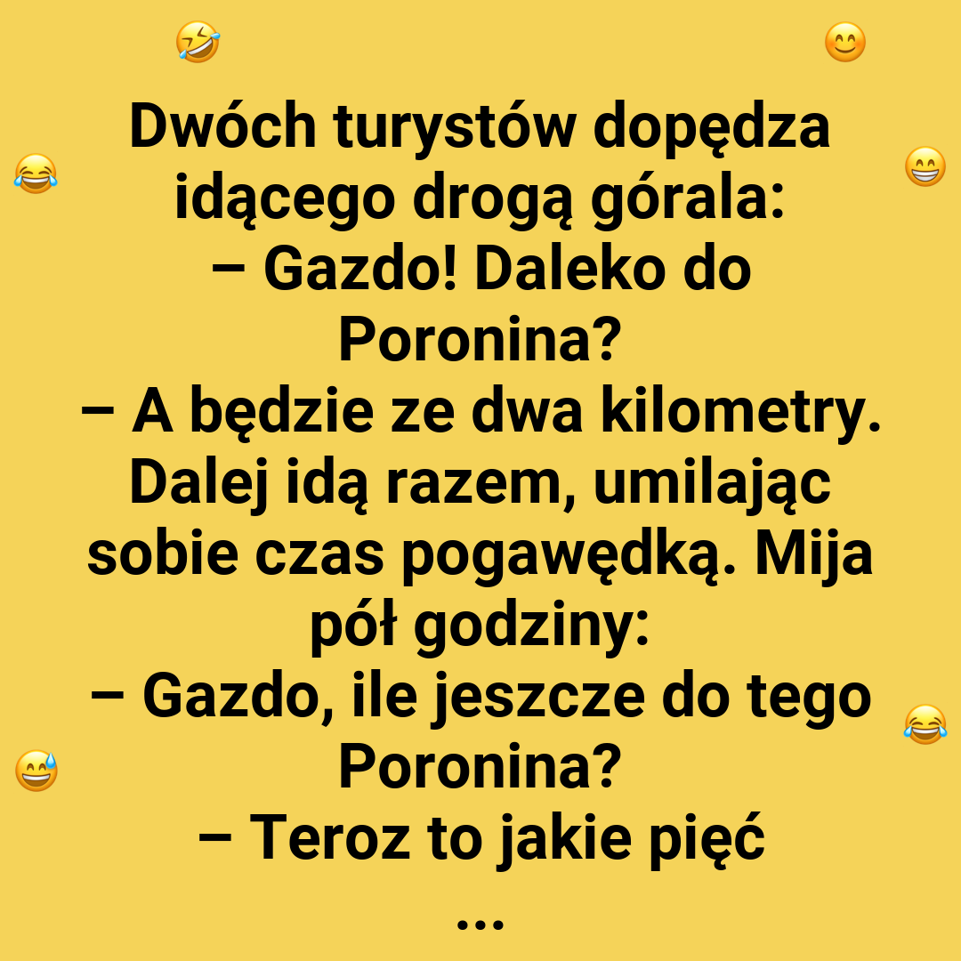 Dlaczego Poronin jest coraz dalej?