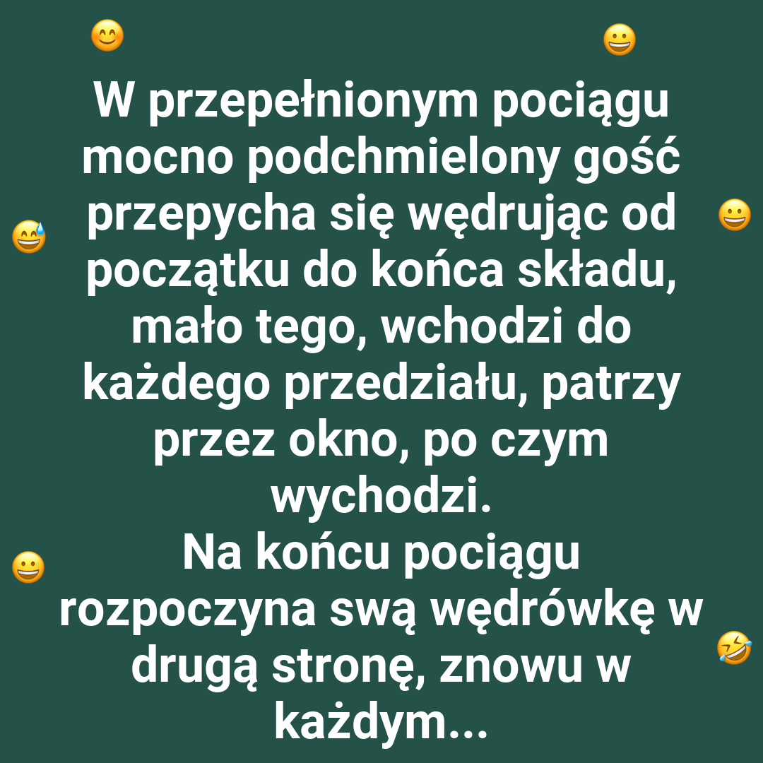 Dlaczego ten pasażer ciągle się kręci?