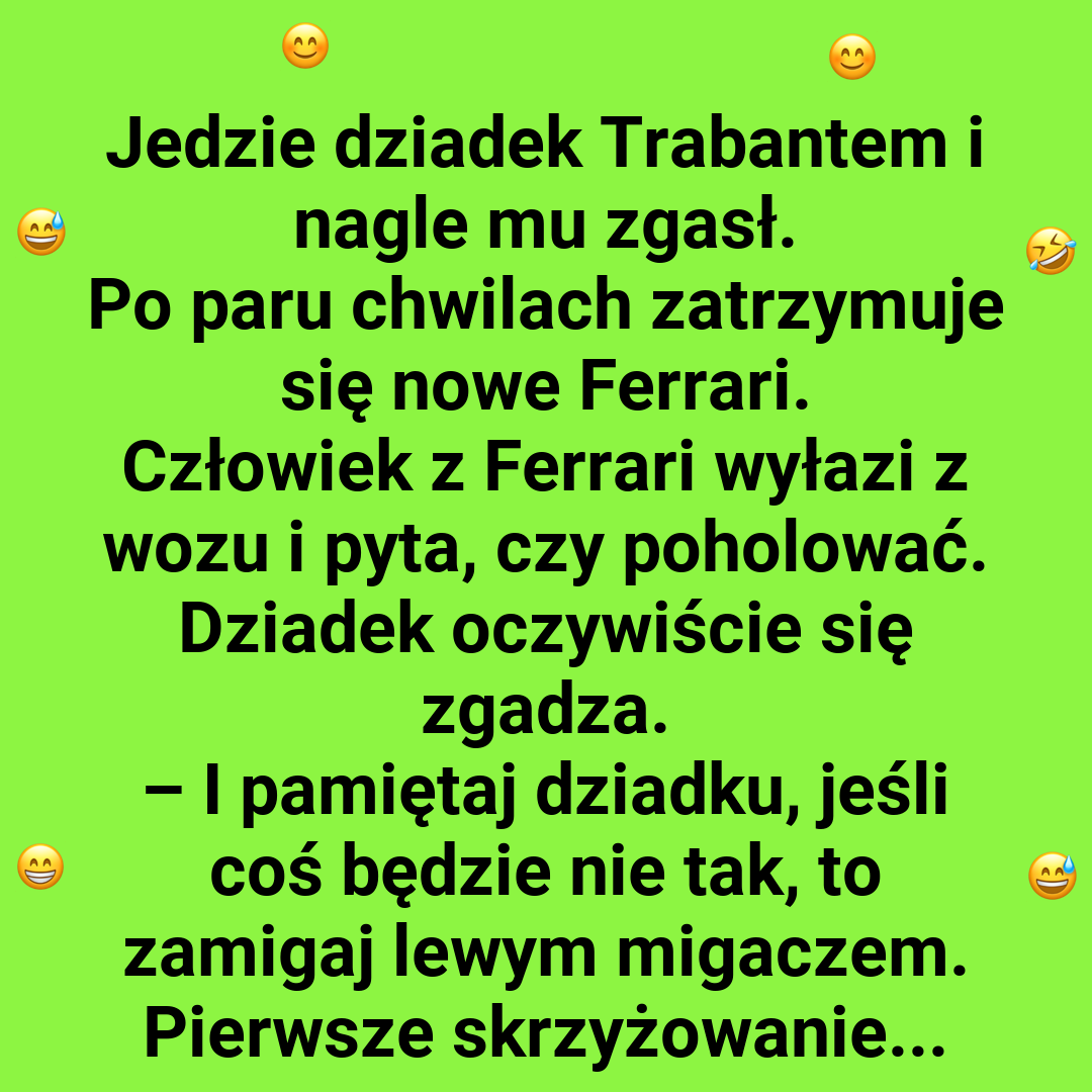 Dziadek w Trabancie podbija ulice!