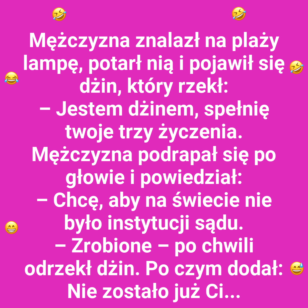 Dżin i sprytna pułapka