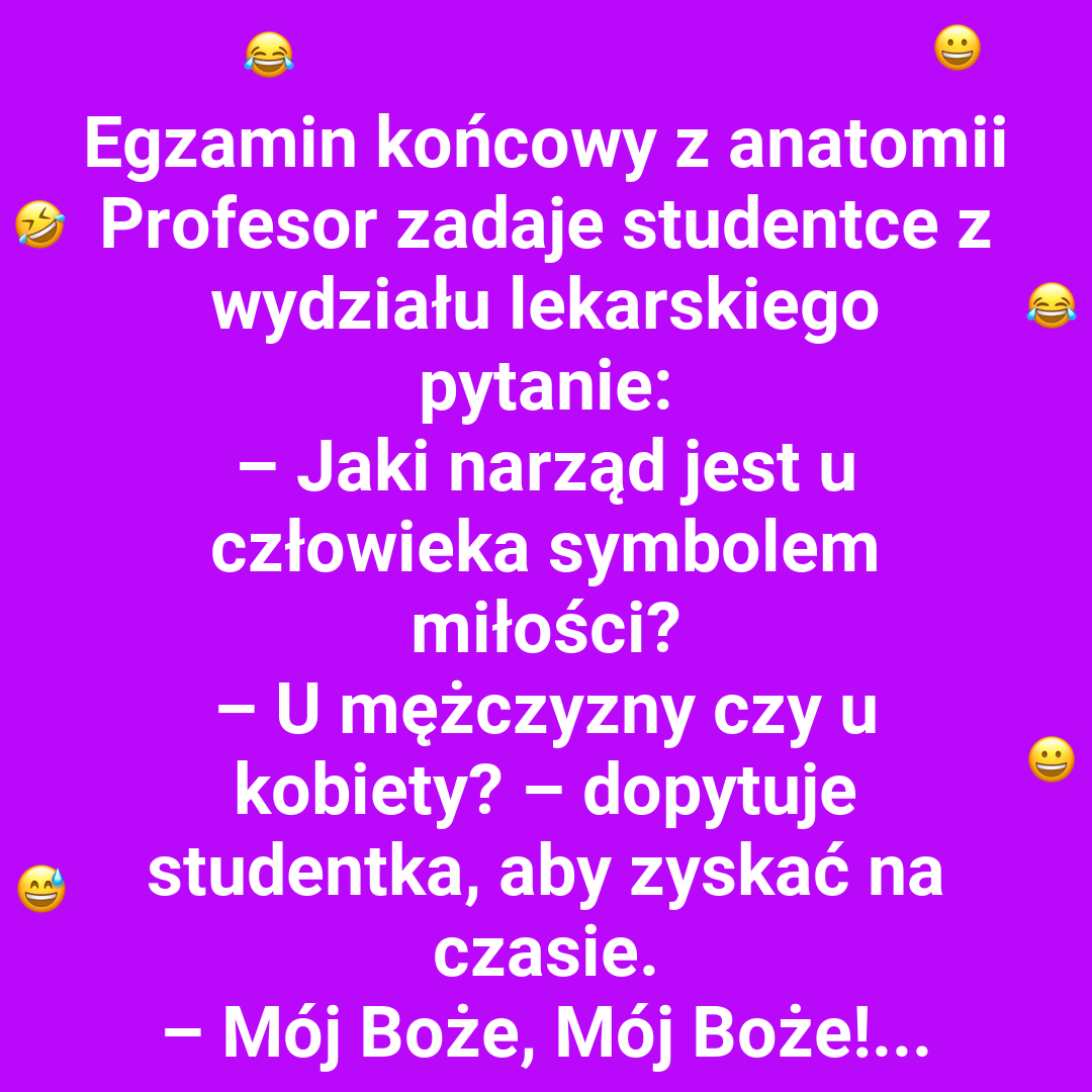 Egzamin z anatomii