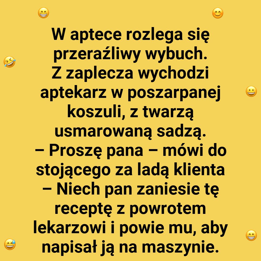 Eksplozja w aptece
