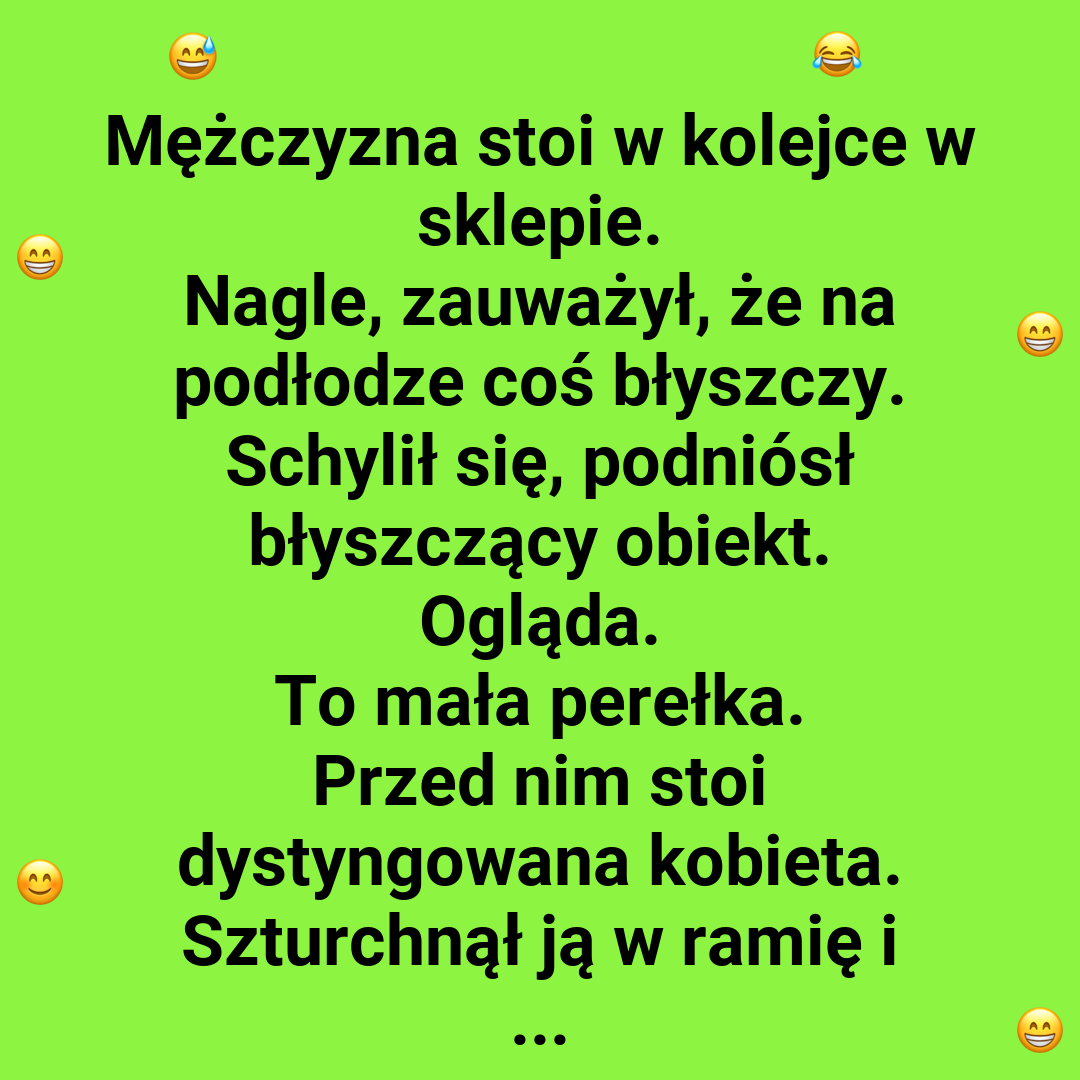 Gdy perła staje się powodem do śmiechu