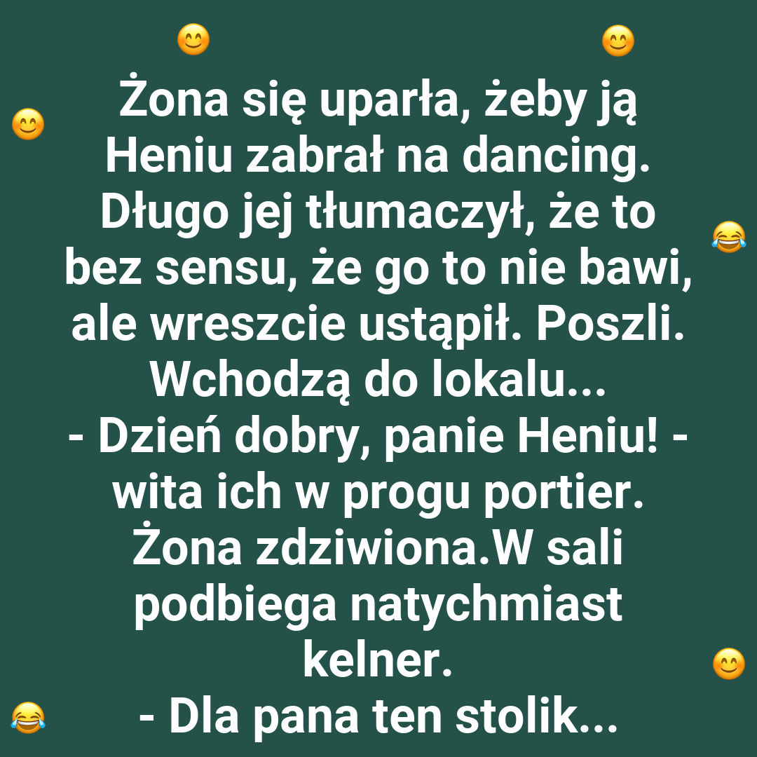 Heniu i niespodzianka na dancingu