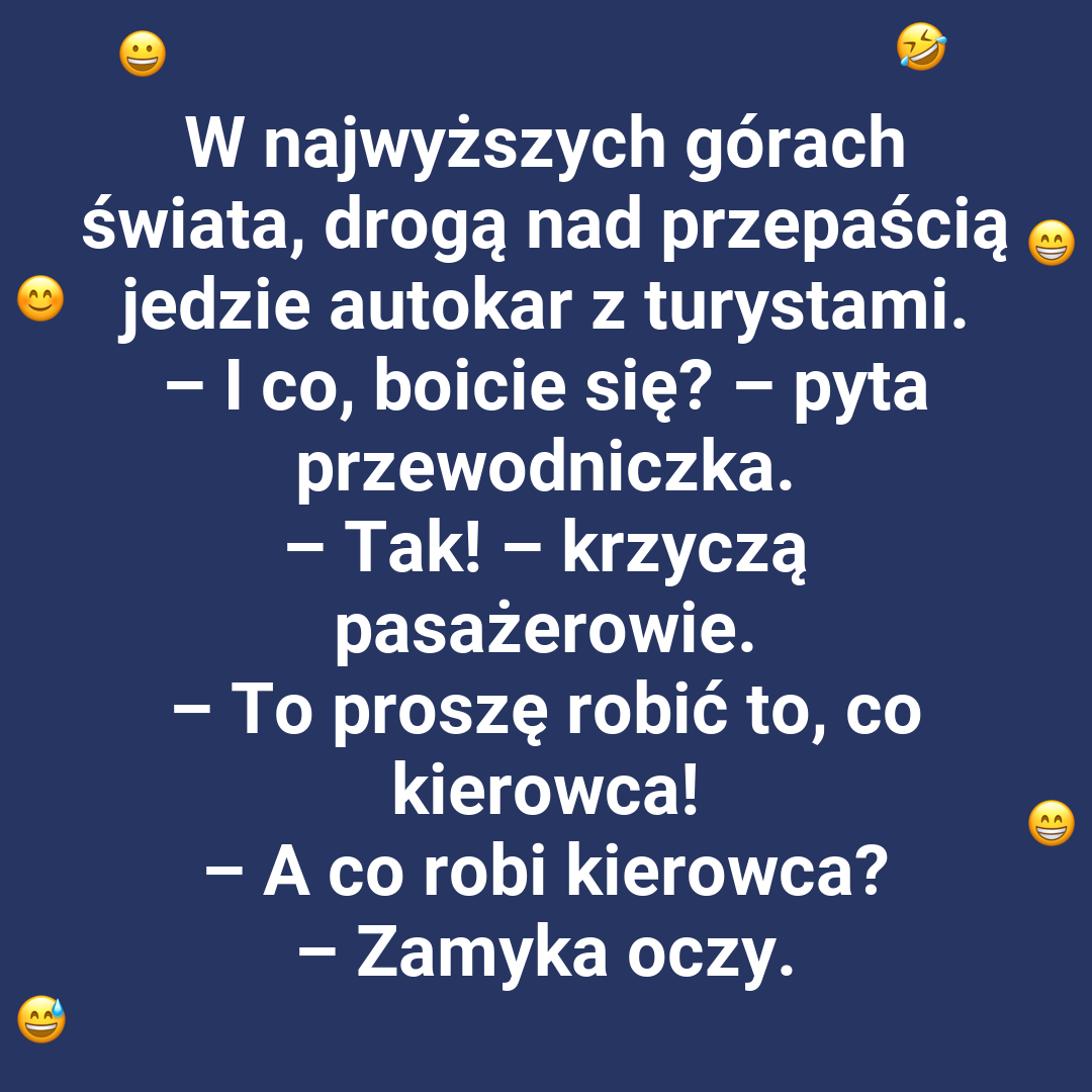 Jak przewodniczka uspokaja pasażerów?