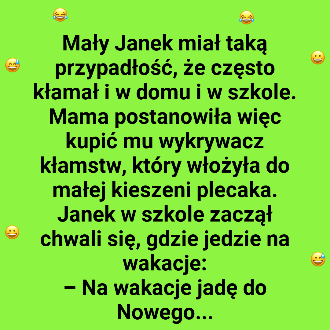 Janek i szalony wykrywacz kłamstw