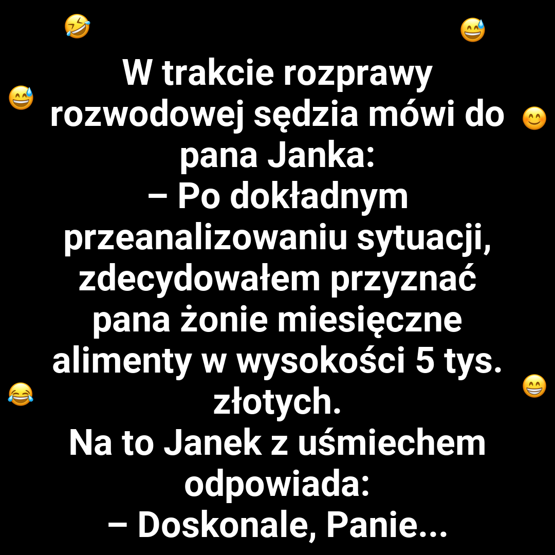 Janek w trakcie rozwodu