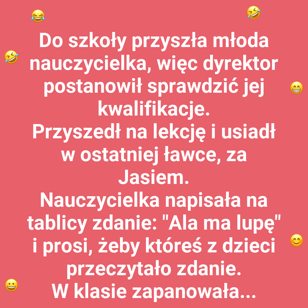 Jasio i dyrektorska podpowiedź