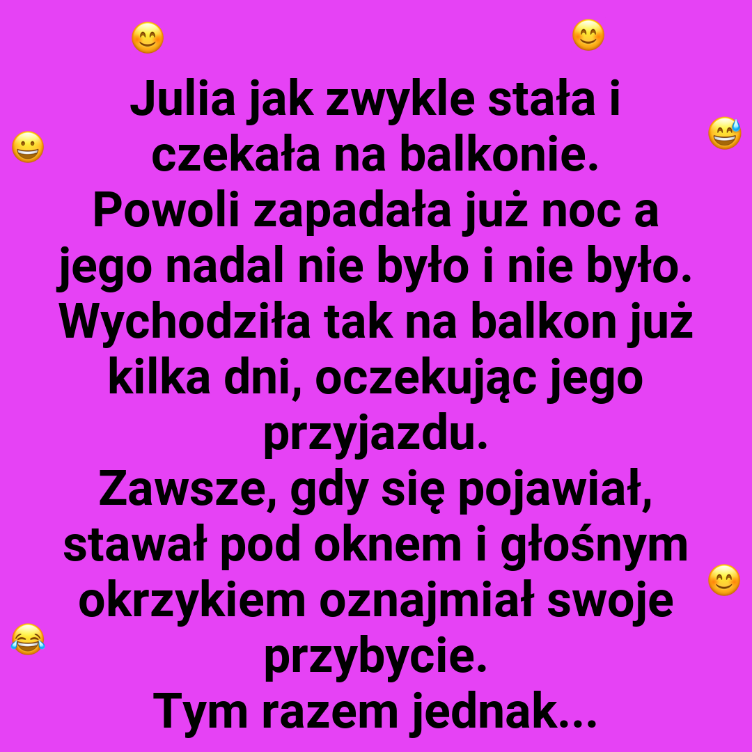 Julia na balkonie 😄