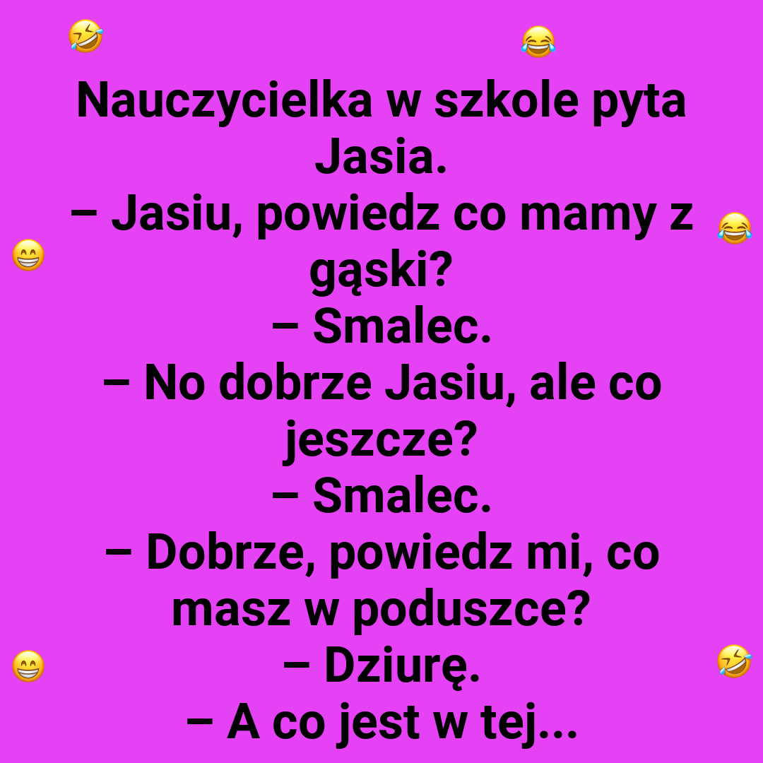 Lekcja anatomii gąski według Jasia
