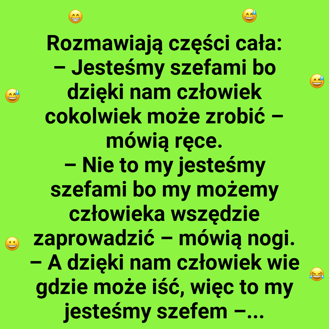 Morał z życia ciała: kto naprawdę jest szefem?