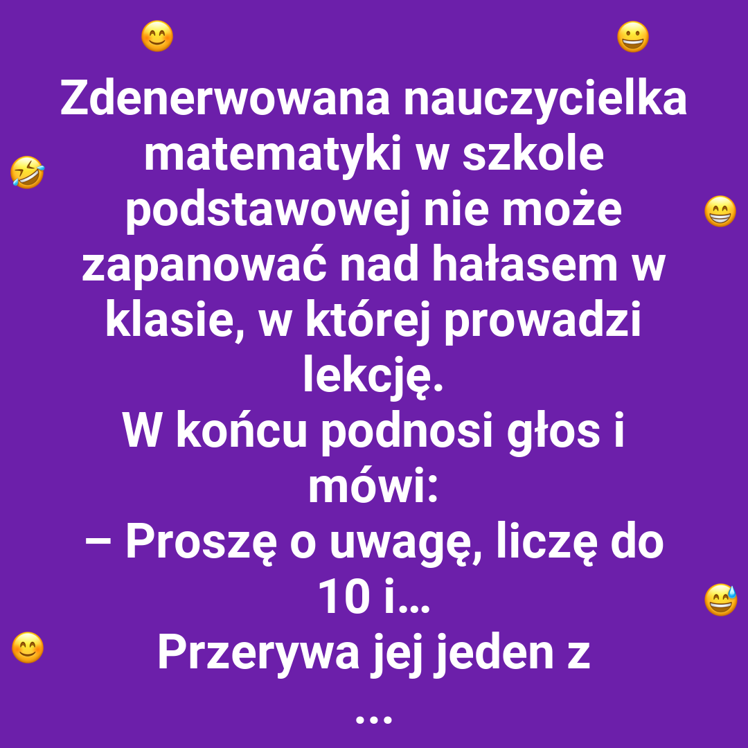 Nauczycielka w tarapatach