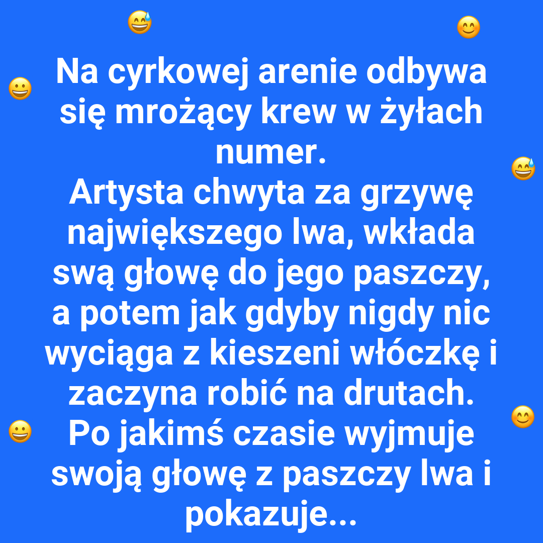 Niezwykły numer cyrkowy