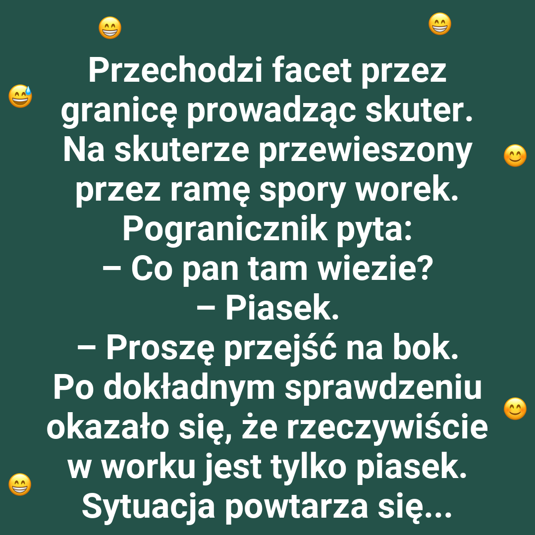 Piaskowy przekręt na granicy