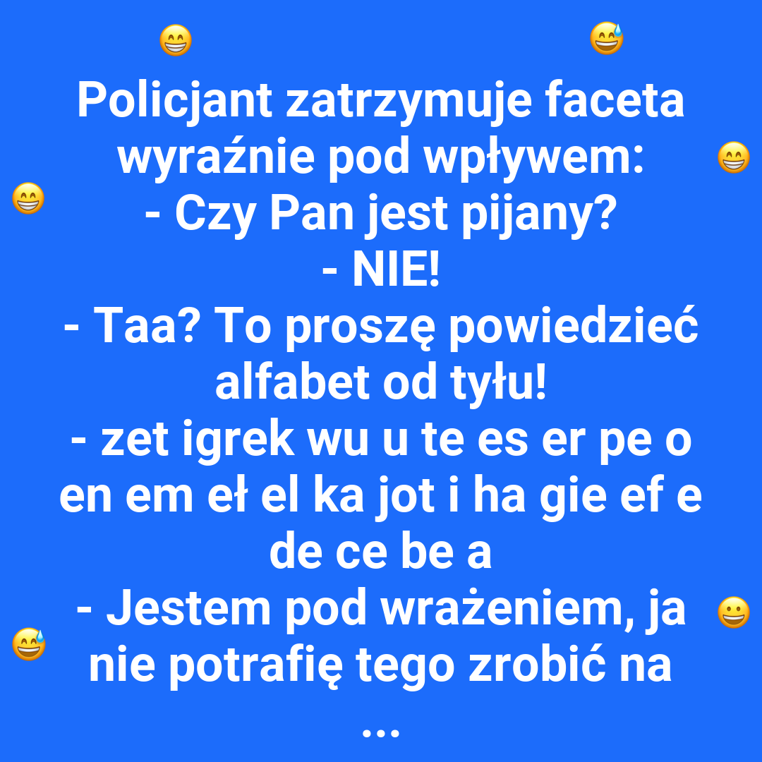 Pijany kierowca z talentem
