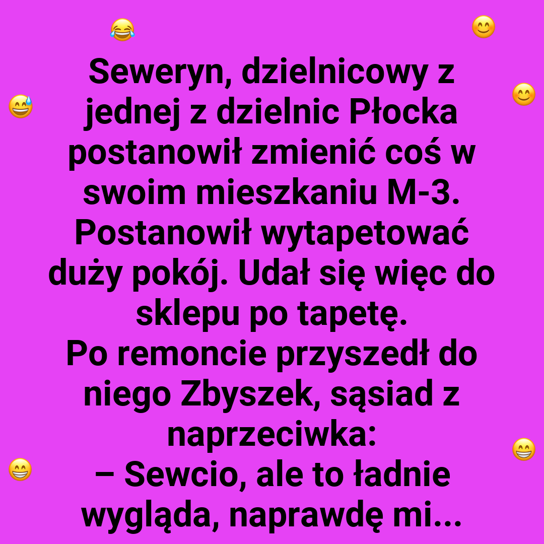 Seweryn i Zbyszek w akcji – tapetowanie z niespodzianką