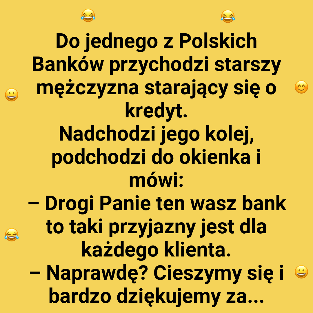 Starszy pan w banku