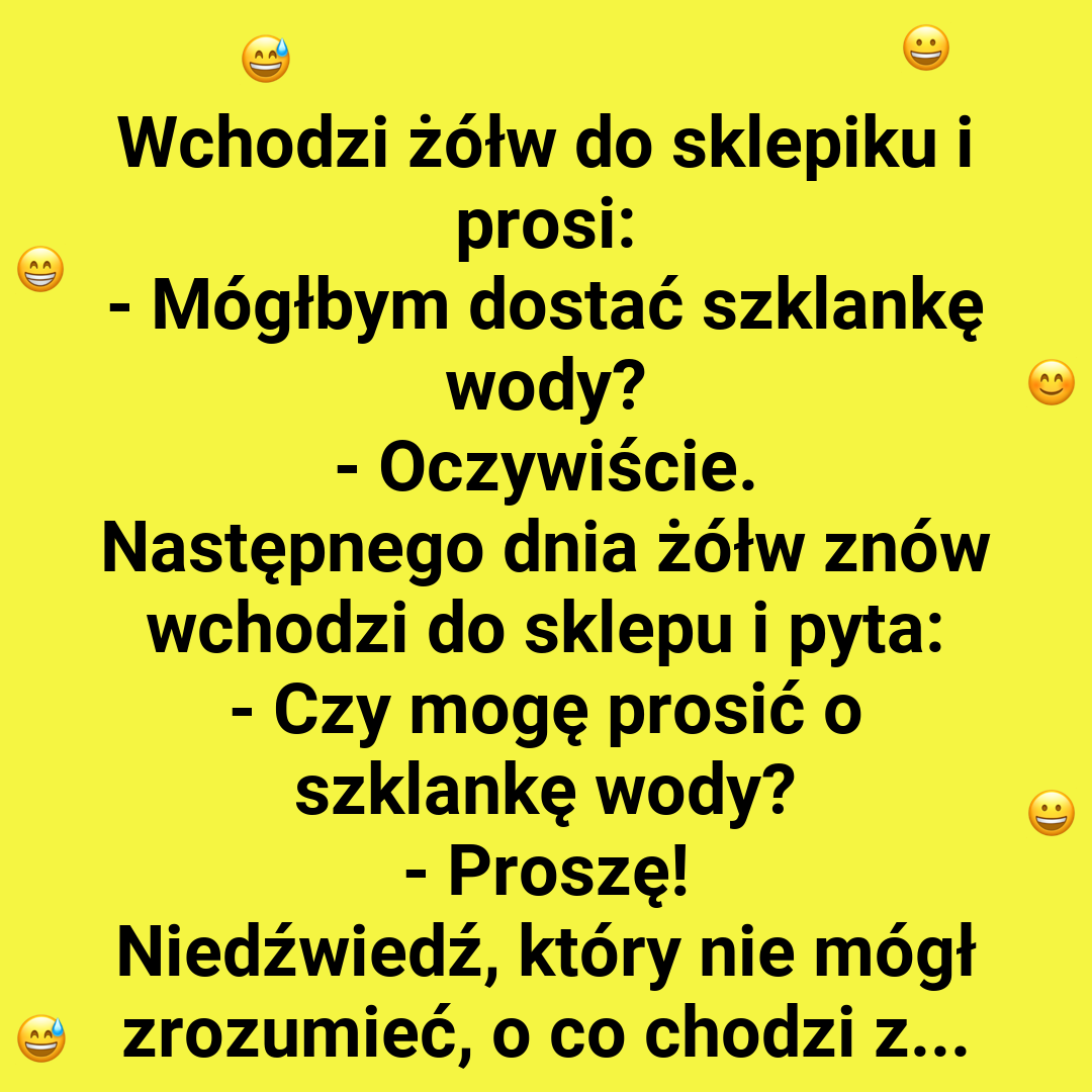 Szklanka wody