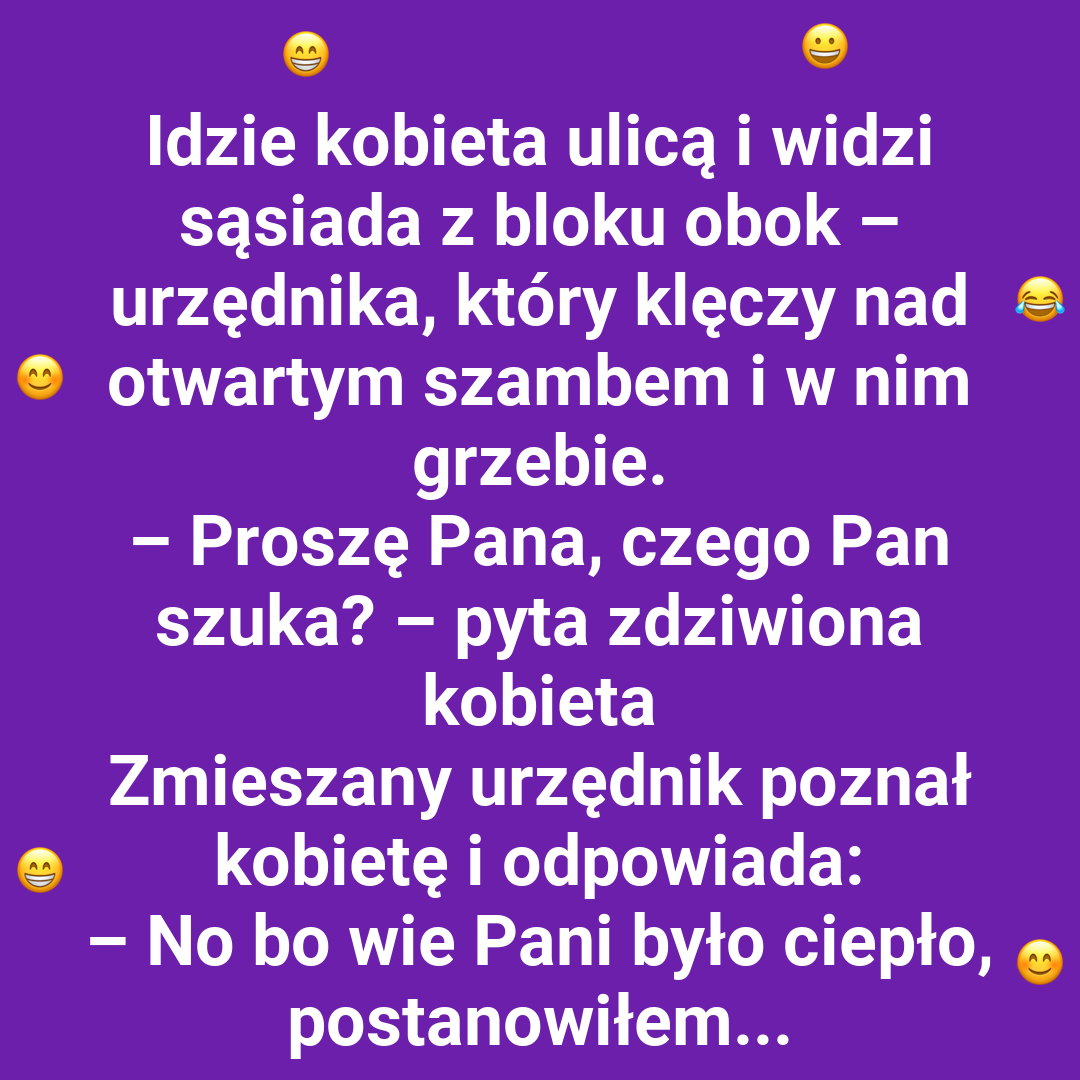 Urzędnik w niecodziennej sytuacji
