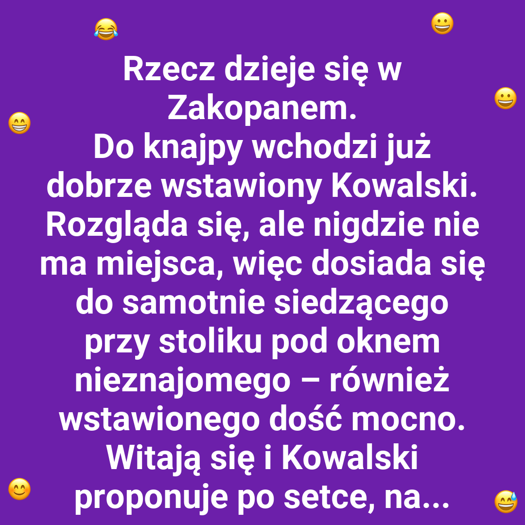 Wakacyjna niespodzianka w Zakopanem