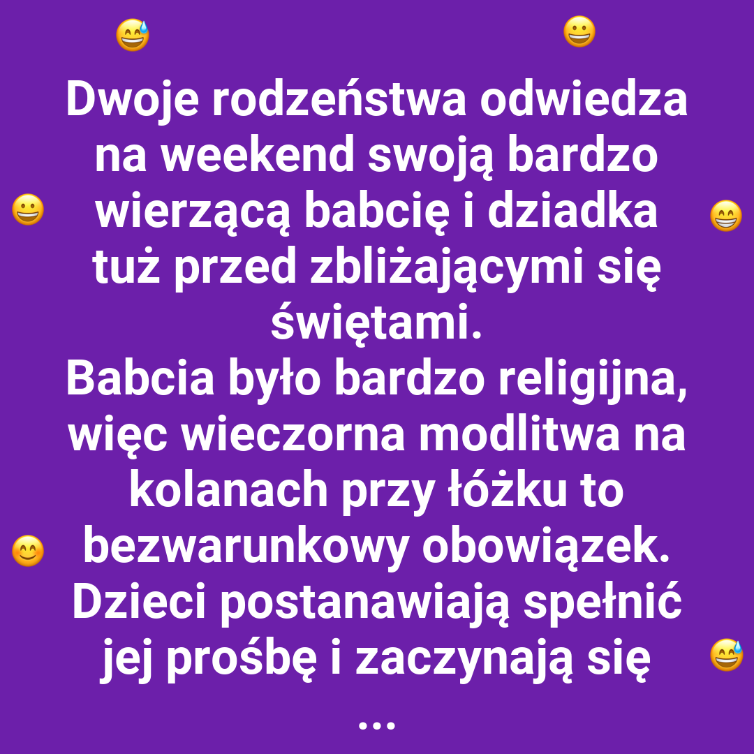 Wieczorna modlitwa