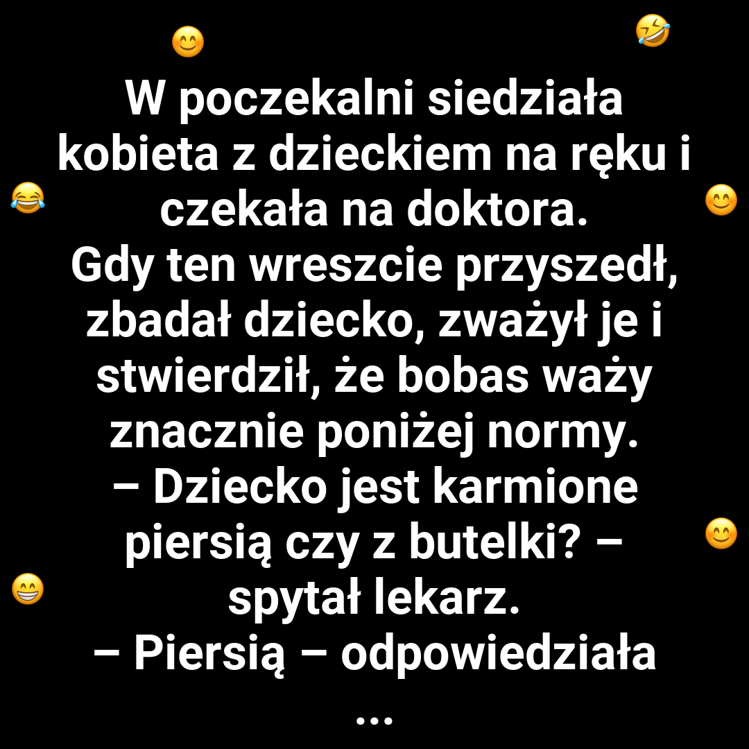 Zabawna pomyłka w trakcie badania