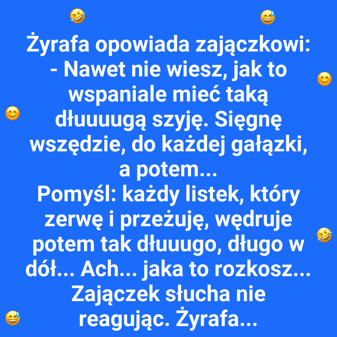 Zajączek kontra żyrafa