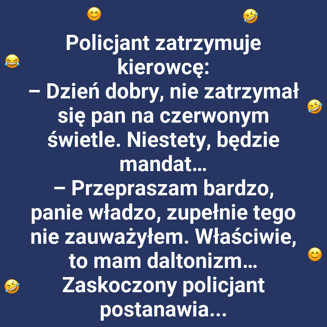 Zaskakująca wymówka