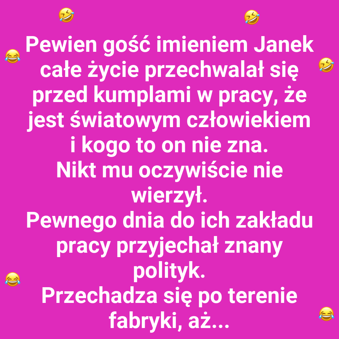 Znajomości na najwyższym szczeblu