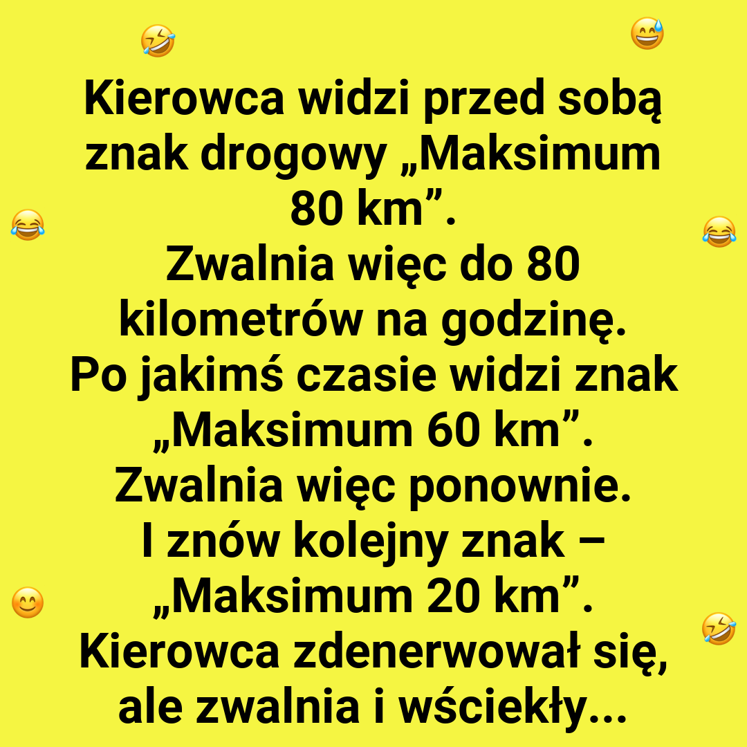 Znak drogowy z niespodzianką